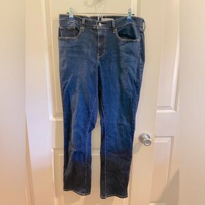 Levi Strauss Classic Straight High Rise Jeans, Women’s Size 31/US 12